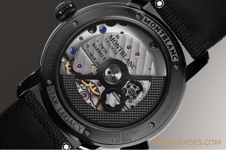 MONTBLANC - STAR - 130985 - 鋼藍、全黑與巴黎釘紋的全新活力｜MONTBLANC Star Legacy Nicolas Rieussec計時碼錶