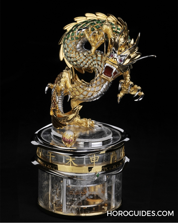 PARMIGIANI FLEURIER - 祥龍戲珠,傑作再現|PARMIGIANI FLEURIER精心修復Tempus Fugit自動座鐘