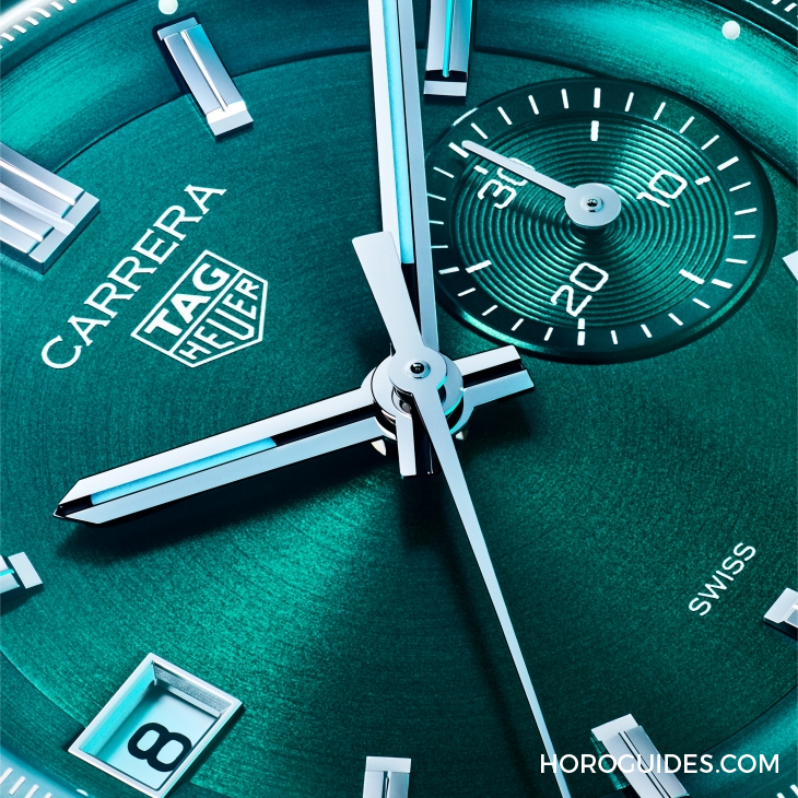TAG HEUER - CARRERA - CBS2211.FC6545 - 2024 LVMH Watch Week速報｜TAG HEUER Carrera配優雅湖水綠面登場、多彩新作打頭陣
