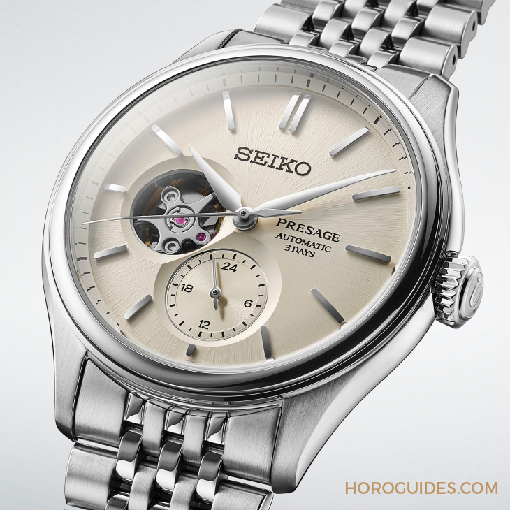 SEIKO - PRESAGE - SPB469 - 絲綢紋理入錶,首見日本傳統四色錶盤|SEIKO全新Presage Classic系列錶款