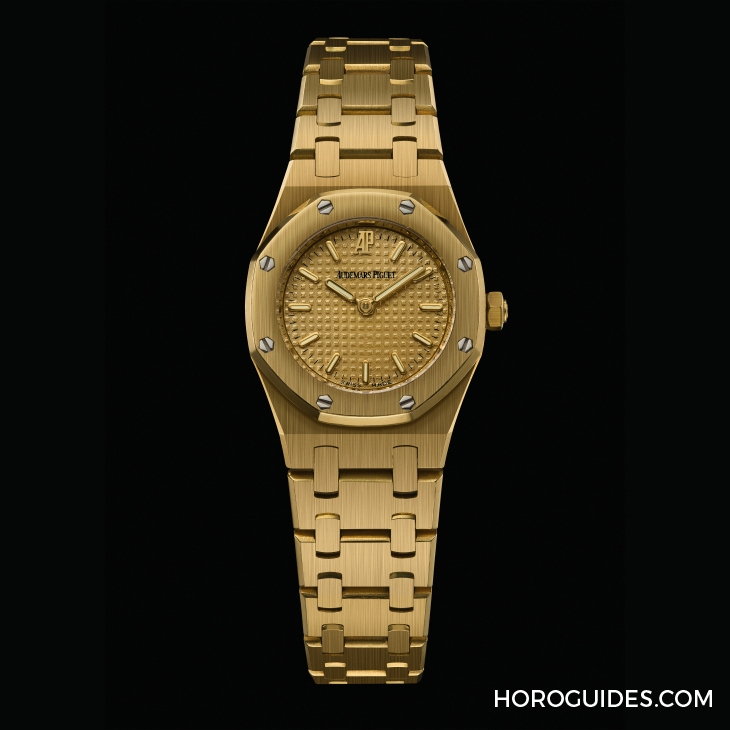 AUDEMARS PIGUET - ROYAL OAK - 67630BA.GG.1312BA.01 - 迷你Royal Oak閃耀回歸|AUDEMARS PIGUET Royal Oak Mini霜金石英腕錶