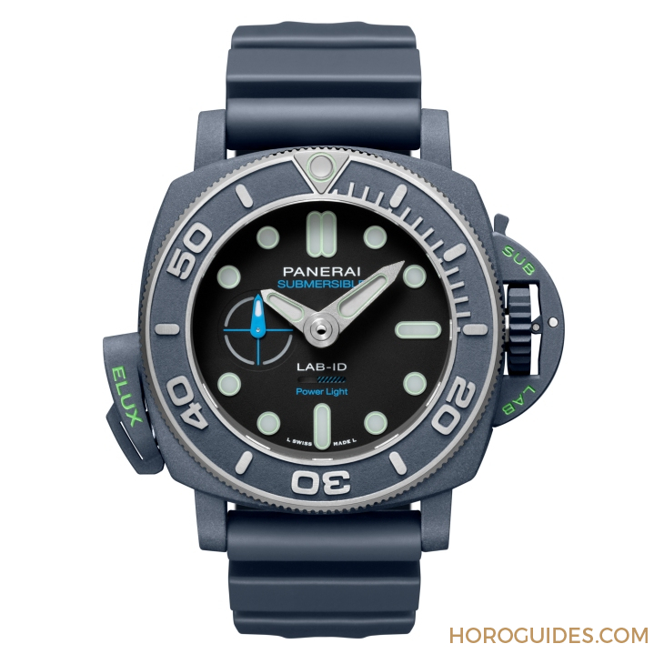 PANERAI - SUBMERSIBLE - PAM01800 - 一按即亮,機械錶夜光新境界|PANERAI全新Submersible Elux LAB-ID PAM01800腕錶