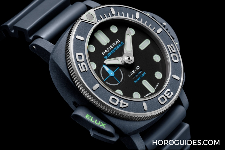 PANERAI - SUBMERSIBLE - PAM01800 - 一按即亮,機械錶夜光新境界|PANERAI全新Submersible Elux LAB-ID PAM01800腕錶