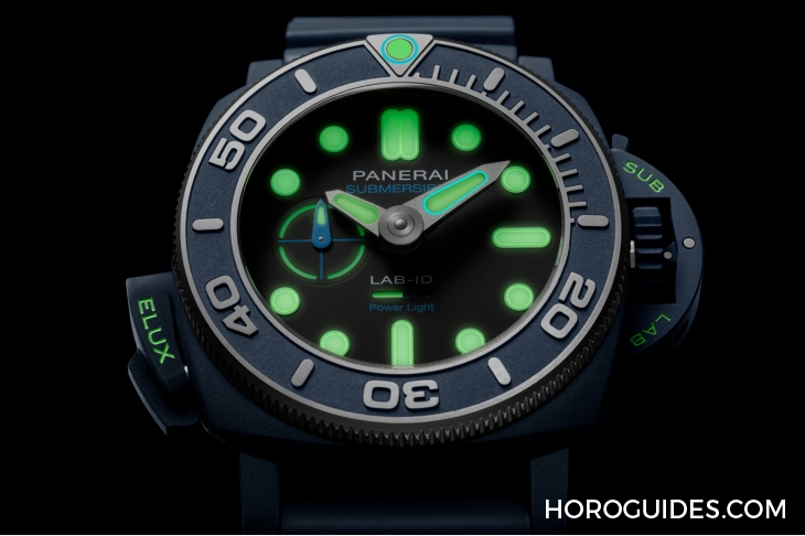 PANERAI - SUBMERSIBLE - PAM01800 - 一按即亮,機械錶夜光新境界|PANERAI全新Submersible Elux LAB-ID PAM01800腕錶