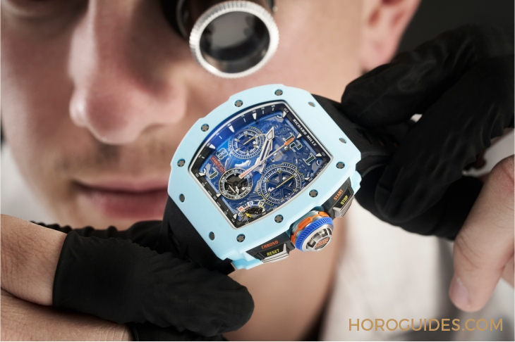 RICHARD MILLE - MEN - RM 65-01 - 亮色Quartz TPT®石英纖維入作！Richard Mille最複雜自動上鍊腕錶RM 65-01延伸新作搶眼登場