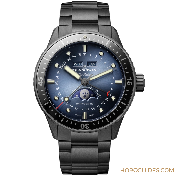 BLANCPAIN - FIFTY FATHOMS - 5054-0140-01S - BLANCPAIN首配陶瓷鍊帶|Fifty Fathoms Bathyscaphe系列全面新生著裝