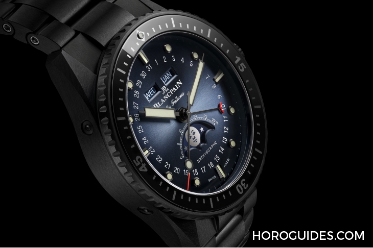 BLANCPAIN - FIFTY FATHOMS - 5054-0140-01S - BLANCPAIN首配陶瓷鍊帶|Fifty Fathoms Bathyscaphe系列全面新生著裝