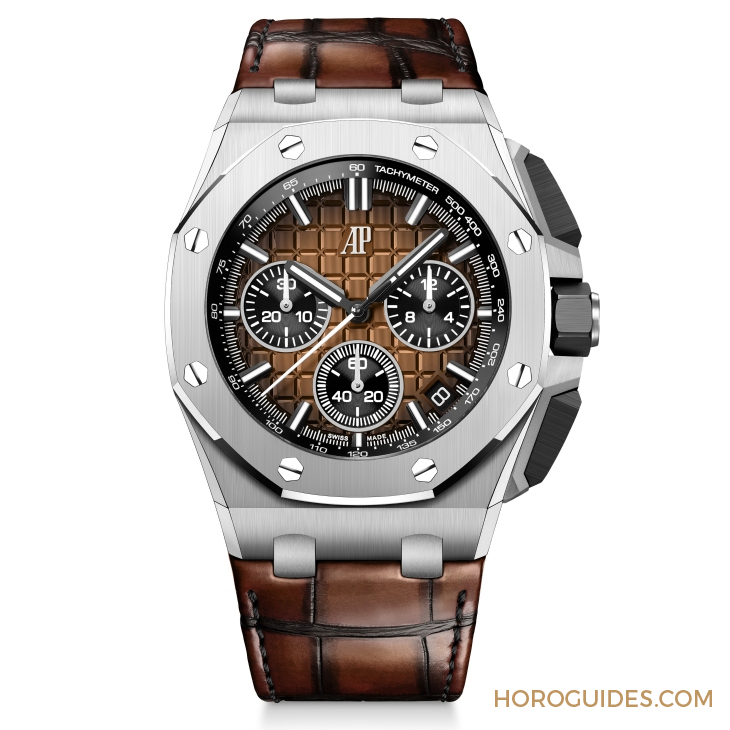 AUDEMARS PIGUET - ROYAL OAK OFFSHORE - 77605OK.OO.A101CA.01 - 捕捉夏日氛圍，愛彼Royal Oak Offshore自動錶及自動上鍊計時碼錶三款新作亮相