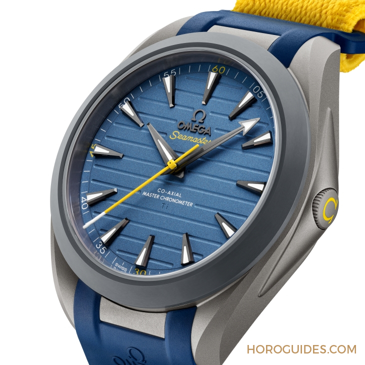 OMEGA - SEAMASTER - 220.92.41.21.03.002 - 超輕鈦金！OMEGA為奧運金牌得主Armand Duplantis推出新款Seamaster Aqua Terra Ultra Light