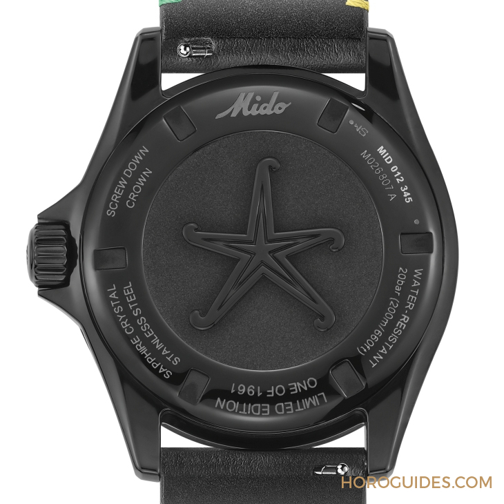 MIDO - OCEAN STAR - M026.807.33.051.00 - 漆黑中的復古「彩虹圈」!MIDO再度推出Ocean Star Decompression Timer 1961復刻限量版