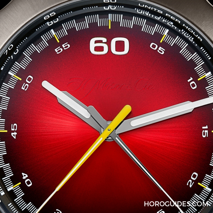 H. MOSER & CIE - STREAMLINER - 6907-1201 - 紅黃雙傑,競速新章|H. MOSER & CIE.推出Streamliner自動飛返計時碼錶Alpine限量版