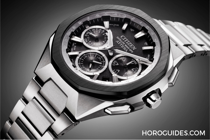 CITIZEN - Attesa - CC4104-53E - 「鈦」厲害的精準！CITIZEN ATTESA系列首款陶瓷錶圈光動能GPS衛星對時腕錶及全新光動能電波時計