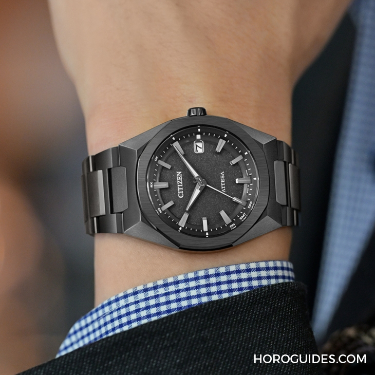 CITIZEN - Attesa - CC4104-53E - 「鈦」厲害的精準！CITIZEN ATTESA系列首款陶瓷錶圈光動能GPS衛星對時腕錶及全新光動能電波時計