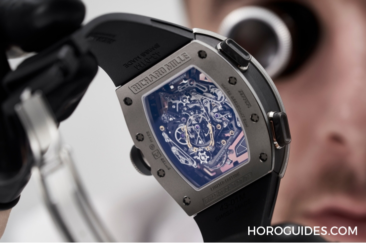 RICHARD MILLE - MEN - RM 43-01 - 精密與競速二度交鋒!RICHARD MILLE與FERRARI攜手推出RM 43-01陀飛輪追針計時碼錶
