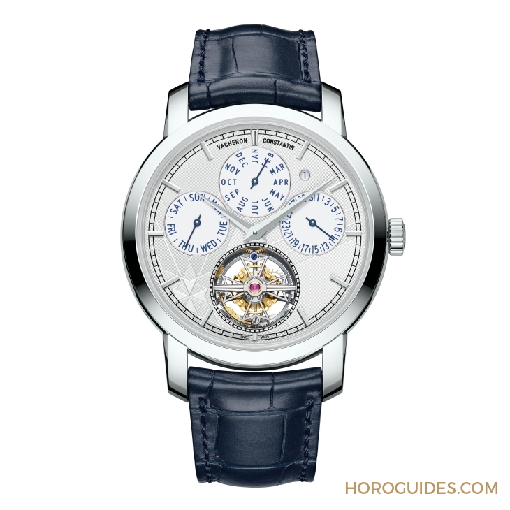 VACHERON CONSTANTIN - TRADITIONNELLE - 6300T/000P-H056 - 270年巔峰獻禮！江詩丹頓Traditionnelle鉑金陀飛輪萬年曆腕錶攜新機芯與精雕飾面同場誌慶