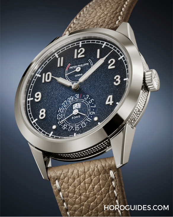 PATEK PHILIPPE - COMPLICATIONS - 5328G-001 - 八日動力，優雅啟程｜PATEK PHILIPPE百達翡麗Calatrava 8-Day Ref. 5328G-001矚目登場