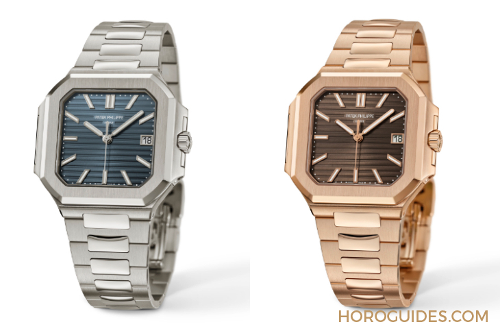 PATEK PHILIPPE - CUBITUS - 7128/1G-001 - Cubitus 40mm中裝尺寸現身!PATEK PHILIPPE Ref. 7128白金藍灰面及玫瑰金啡面款登場