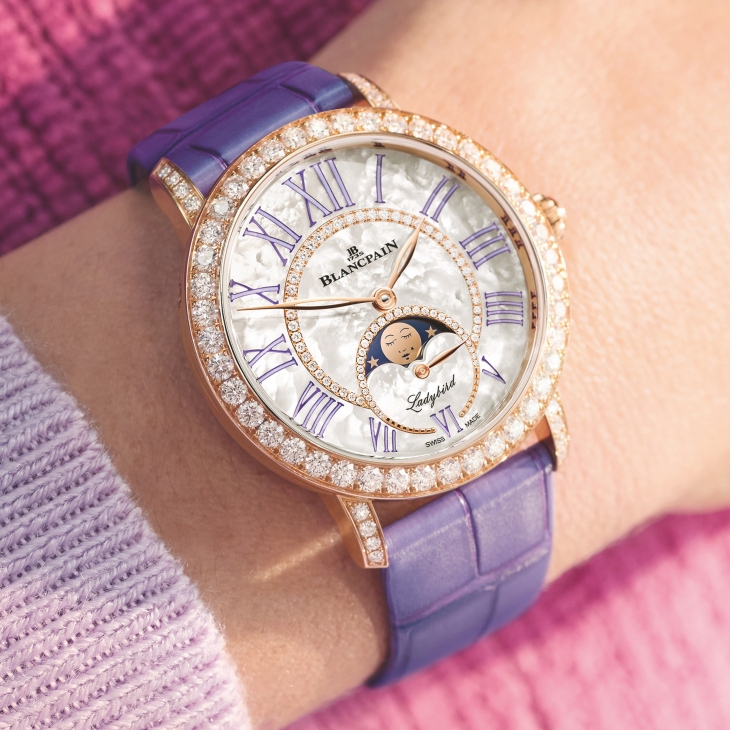 BLANCPAIN - LADYBIRD - 3662E-2954-55 - 當璀璨瓢蟲遇上尊貴紫韻|BLANCPAIN Ladybird Colors系列增添皇家紫色新款