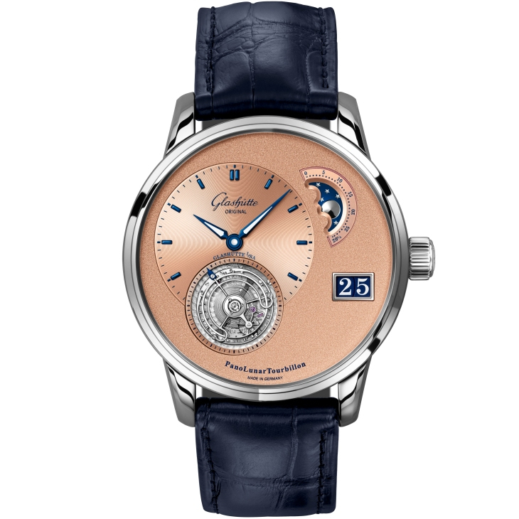 GLASHÜTTE ORIGINAL - PANO - 1-93-03-01-03-61 - 赭月流光，新錶盤工坊揭幕之作｜GLASHÜTTE ORIGINAL PanoLunarTourbillon鉑金限量版