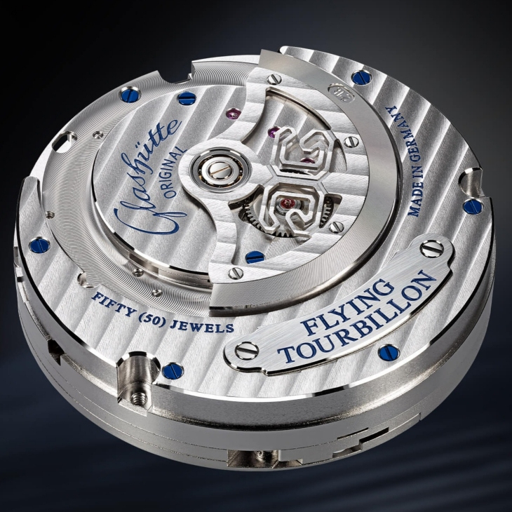 GLASHÜTTE ORIGINAL - PANO - 1-93-03-01-03-61 - 赭月流光，新錶盤工坊揭幕之作｜GLASHÜTTE ORIGINAL PanoLunarTourbillon鉑金限量版