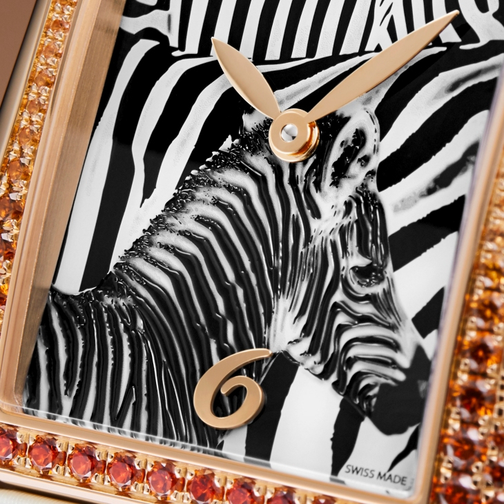 PATEK PHILIPPE - GONDOLO - 4962/200R-010 - 珍藝斑馬，躍現藍寶石雕刻錶面｜百達翡麗Gondolo Serata "Zebra" Ref. 4962/200R-010腕錶