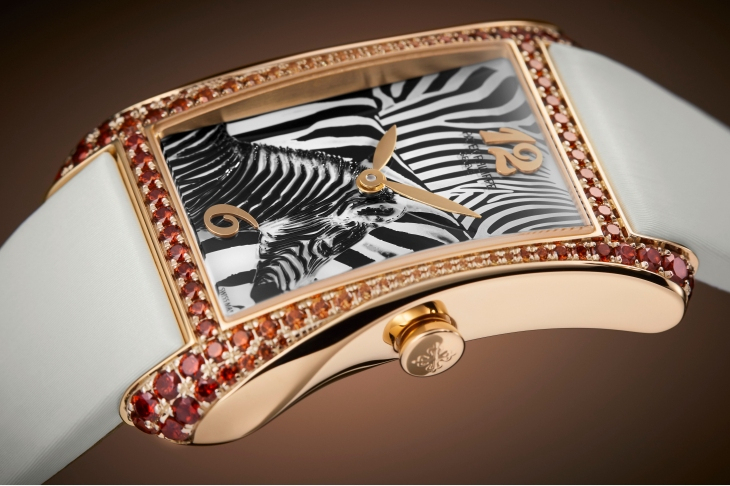 PATEK PHILIPPE - GONDOLO - 4962/200R-010 - 珍藝斑馬，躍現藍寶石雕刻錶面｜百達翡麗Gondolo Serata "Zebra" Ref. 4962/200R-010腕錶
