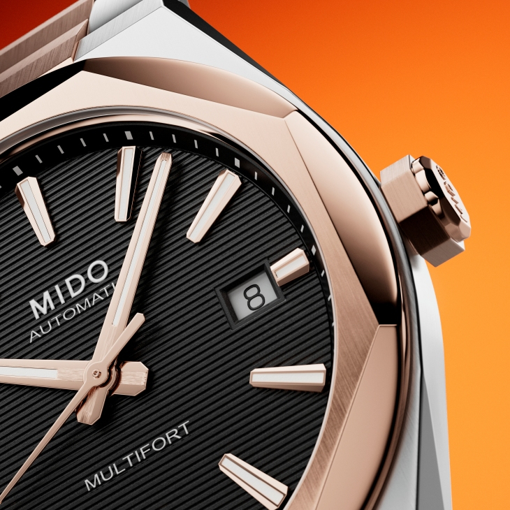 MIDO - MULTIFORT - M055.507.22.051.00 - 從雙冠到單冠:MIDO以Multifort 8 One Crown雙色金新款續寫八角幾何美學
