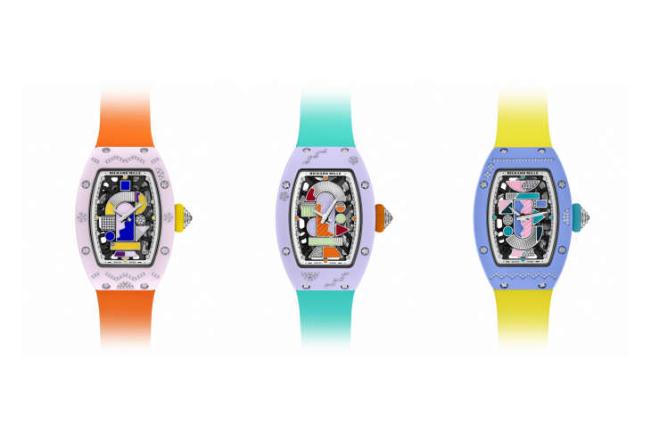 RICHARD MILLE - WOMEN - RM 07-01 - 寶石鑲彩,陶瓷織色|2026年RM 07-01彩色陶瓷系列絢爛謝幕