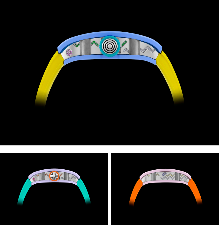 RICHARD MILLE - WOMEN - RM 07-01 - 寶石鑲彩,陶瓷織色|2026年RM 07-01彩色陶瓷系列絢爛謝幕