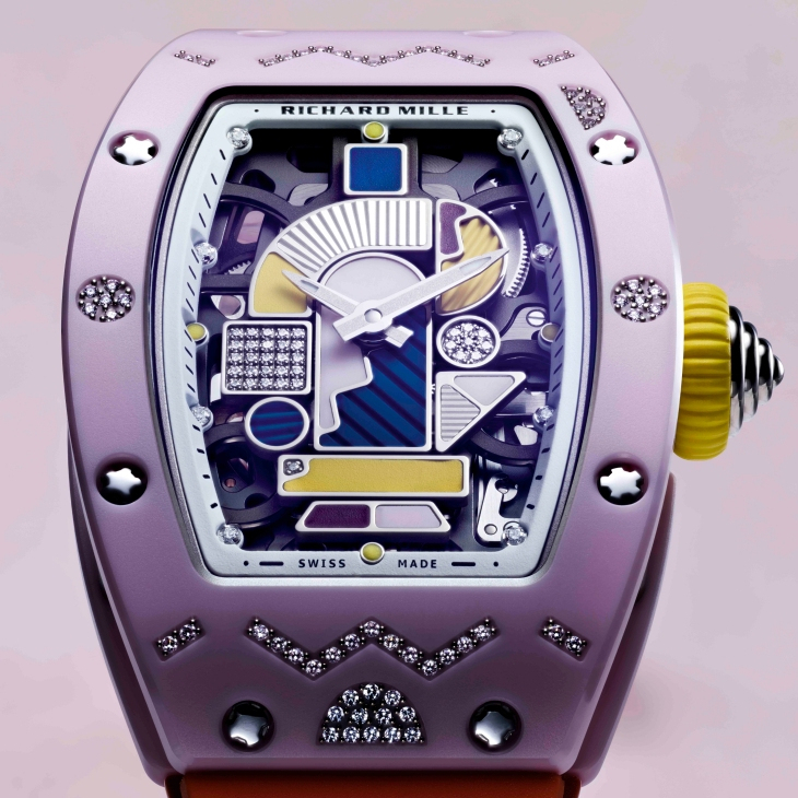 RICHARD MILLE - WOMEN - RM 07-01 - 寶石鑲彩,陶瓷織色|2026年RM 07-01彩色陶瓷系列絢爛謝幕