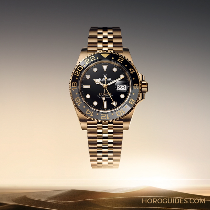 ROLEX - GMT-MASTER II - 126713GRNR-0001 - 勞力士GMT-Master II新款灰黑雙色陶瓷圈 黃金材質大器回歸