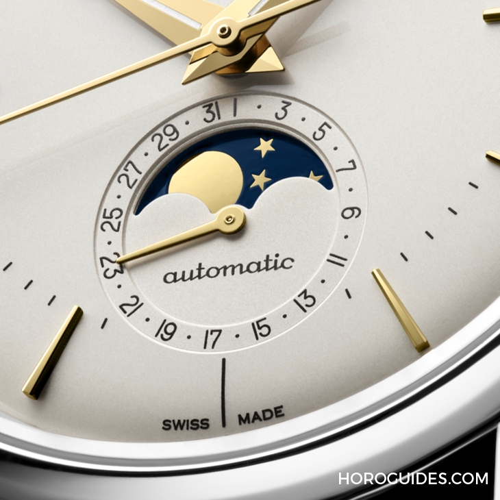 LONGINES - FLAGSHIP - L4.815.4.78.2 - 優雅美學新添月相功能|浪琴表LONGINES Flagship Heritage月相腕錶