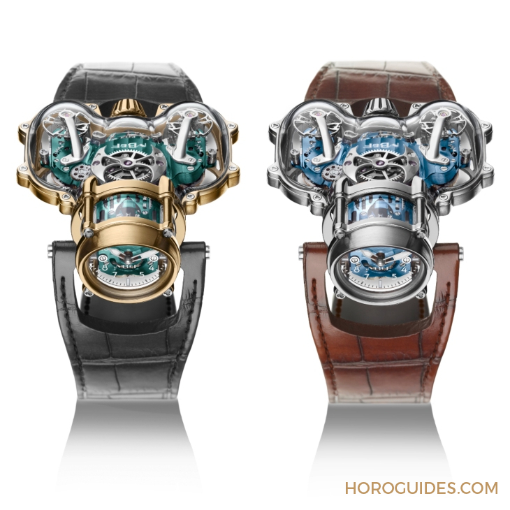 MB&F - HOROLOGICAL MACHINES - 91.SWL.BU - 最美機芯 雙色齊發｜MB&F HM9 Sapphire Vision