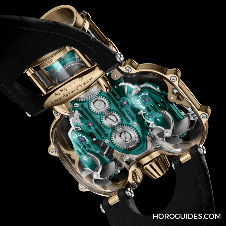 MB&F - HOROLOGICAL MACHINES - 91.SWL.BU - 最美機芯 雙色齊發｜MB&F HM9 Sapphire Vision