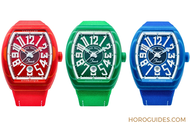 FRANCK MULLER - VANGUARD -  V 41 SC DT BEACH GFVRVE - 玩轉材質色彩｜FRANCK MULLER Vanguard Beach Collection
