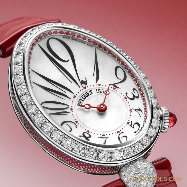 BREGUET - REINE DE NAPLES - 8925BB/58/944 D0 - 愛戀紅調、心形刻度！BREGUET Reine de Naples系列情人節限定款率先登埸