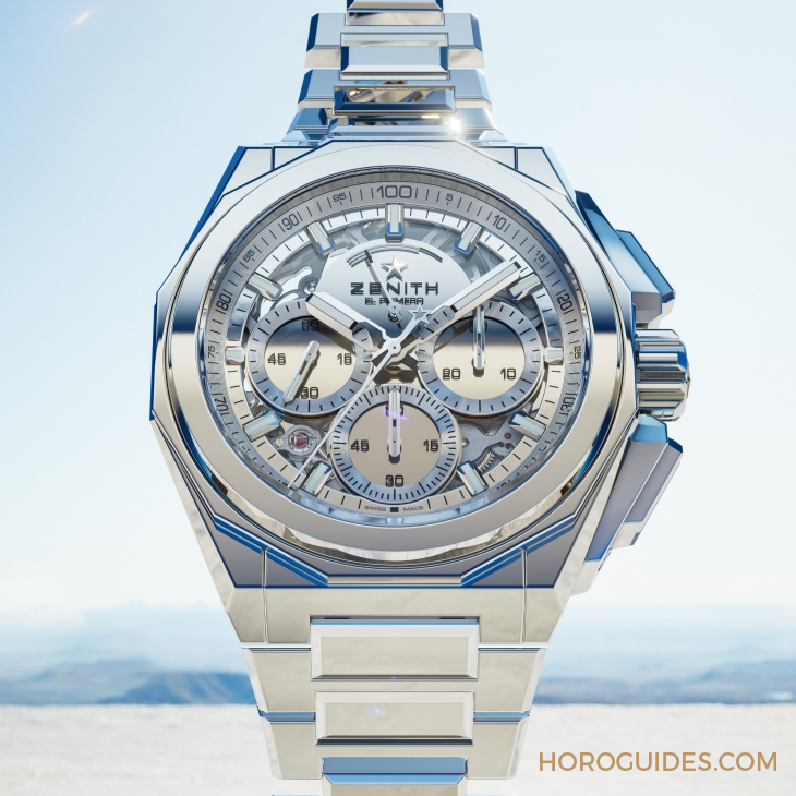 ZENITH - DEFY - 03.9102.9004/90.I001 - 這只錶會隱形!ZENITH全新Defy Extreme Mirror以鏡面拋光打造「反光迷彩」效果