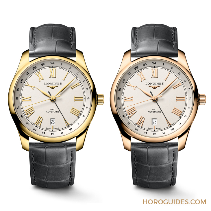 LONGINES - MASTER - L2.844.6.71.2 - 金光熠熠！LONGINES推出兩款Master系列GMT限量版金錶