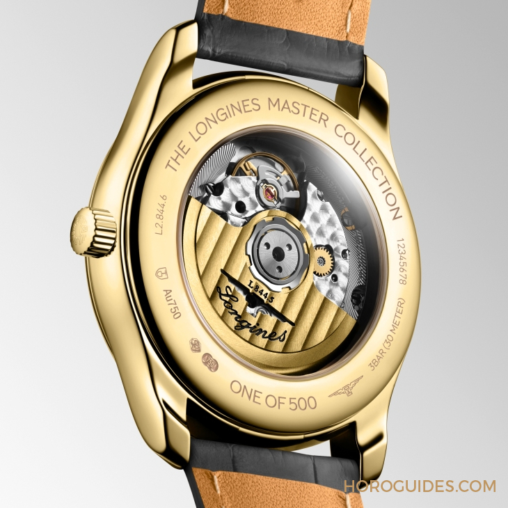 LONGINES - MASTER - L2.844.6.71.2 - 金光熠熠！LONGINES推出兩款Master系列GMT限量版金錶