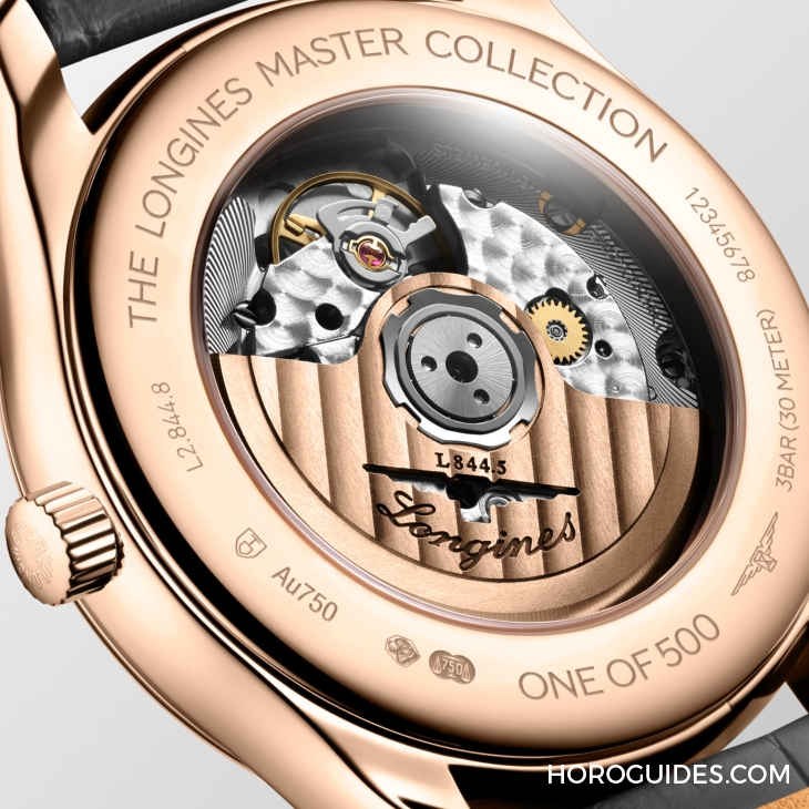 LONGINES - MASTER - L2.844.6.71.2 - 金光熠熠！LONGINES推出兩款Master系列GMT限量版金錶