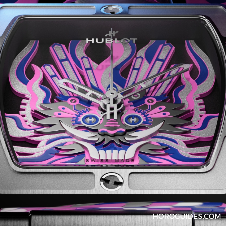 HUBLOT - BIG BANG - 646.NX.6600.RX.CHF24 - 錶上祥龍剪影｜HUBLOT融合剪紙藝術創Spirit of Big Bang鈦金龍錶