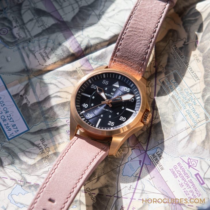 HAMILTON - KHAKI AVIATION - H64635560 - 設計微調、新增尺寸,HAMILTON  Khaki Aviation Pilot系列七款新作再現軍風