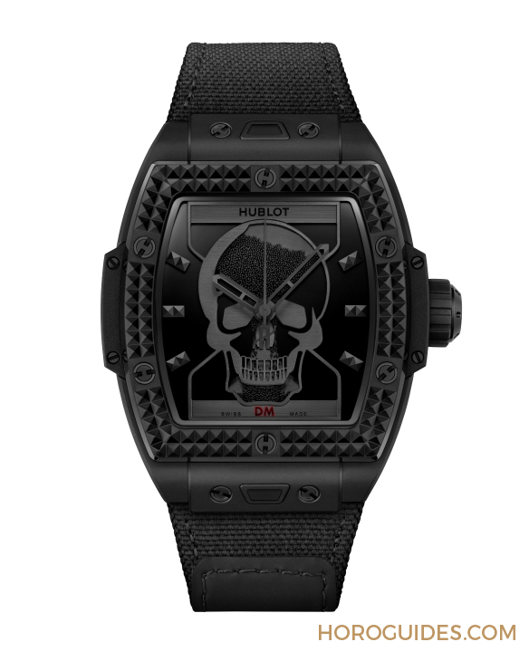 HUBLOT - SPIRIT OF BIG BANG - 646.CI.0110.RX.DPM24 - 融合骷髏與沙漏,反思時間的意義|搖滾風Spirit of Big Bang Depeche Mode登場