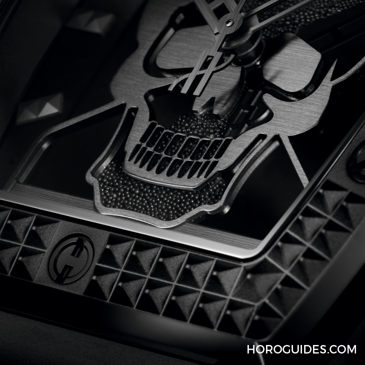 HUBLOT - SPIRIT OF BIG BANG - 646.CI.0110.RX.DPM24 - 融合骷髏與沙漏,反思時間的意義|搖滾風Spirit of Big Bang Depeche Mode登場