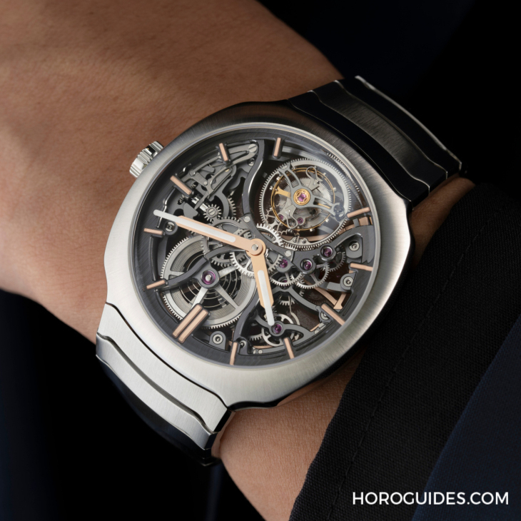 H. MOSER & CIE - STREAMLINER - 6814-1200 - 疾速者首現鏤空之城|H. MOSER & CIE. Streamliner Tourbillon Skeleton