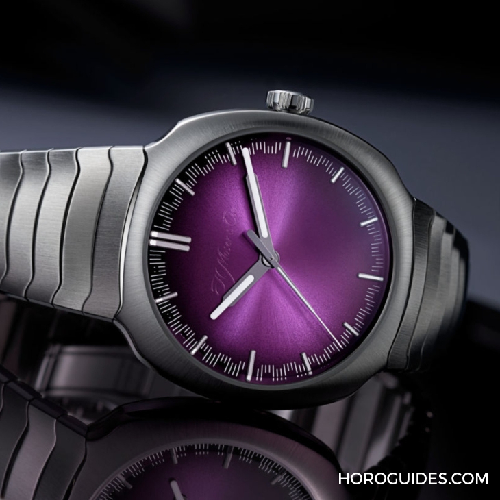 H. MOSER & CIE - STREAMLINER - 6201-1200 - 青龍升級回歸、夢幻紫色同步亮相｜H. MOSER & CIE. Streamliner Centre Seconds Matrix Green