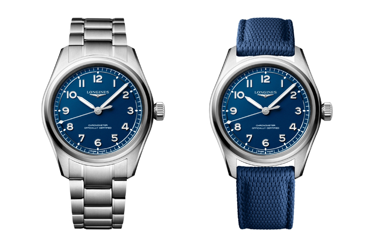 LONGINES - SPIRIT - L3.721.4.93.9 - 一抹藍,延續先驅精神|LONGINES Spirit系列四款腕錶亮相