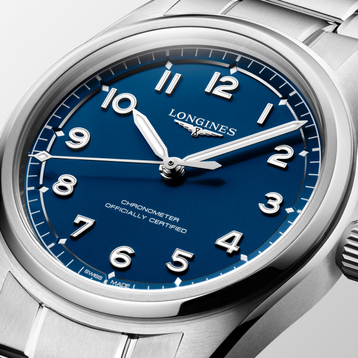 LONGINES - SPIRIT - L3.721.4.93.9 - 一抹藍,延續先驅精神|LONGINES Spirit系列四款腕錶亮相