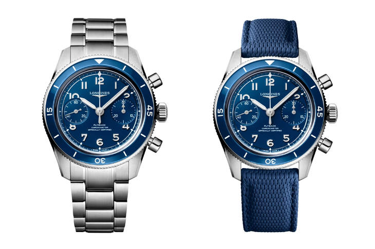 LONGINES - SPIRIT - L3.721.4.93.9 - 一抹藍,延續先驅精神|LONGINES Spirit系列四款腕錶亮相