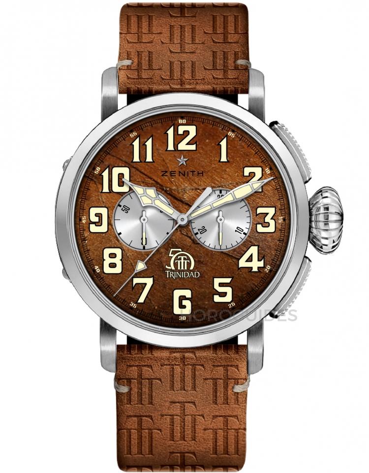 ZENITH 真力時 - PILOT系列 - (PILOT TYPE 20 CHRONOGRAPH TRINIDAD-白金款)